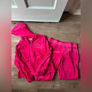 Juicy Couture Velour Rhinestone Set Women’s Large NWOT